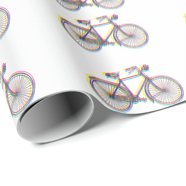 Bicycle design wrapping paper (Roll Corner)