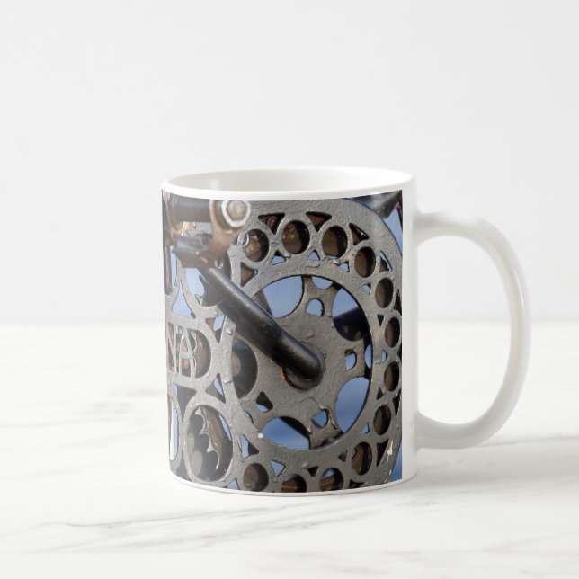 bicycle detail coffee mug (Right)