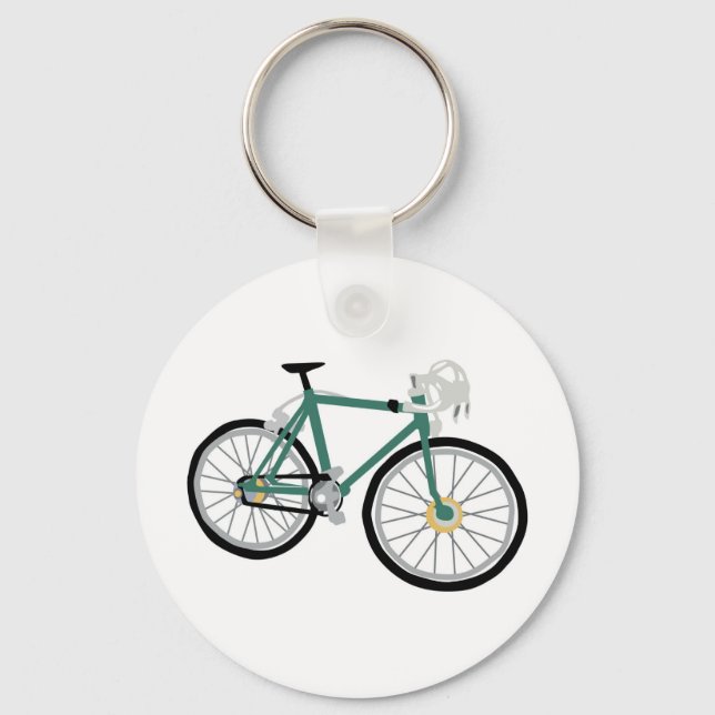 Bicycle drawing key ring (Front)