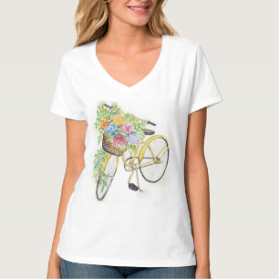 Bicycle & flowers T-Shirt