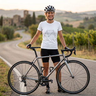 Bicycle Frame Geometry Diagram T-Shirt