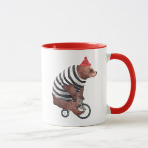 Bicycle Fun Bear Mug