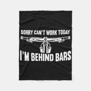Bicycle Funny Mountain Biking Cycling Lover Fleece Blanket