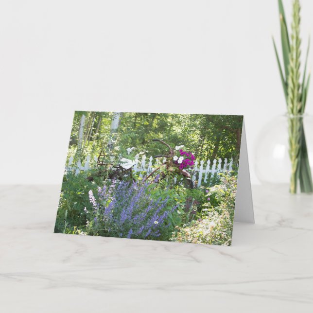 Bicycle Garden Card (Front)