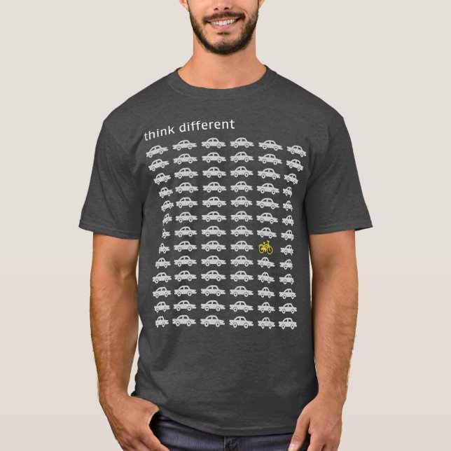 Bicycle gift idea instead of anti driving change T-Shirt (Front)