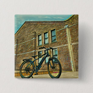 Bicycle gifts for her 15 cm square badge