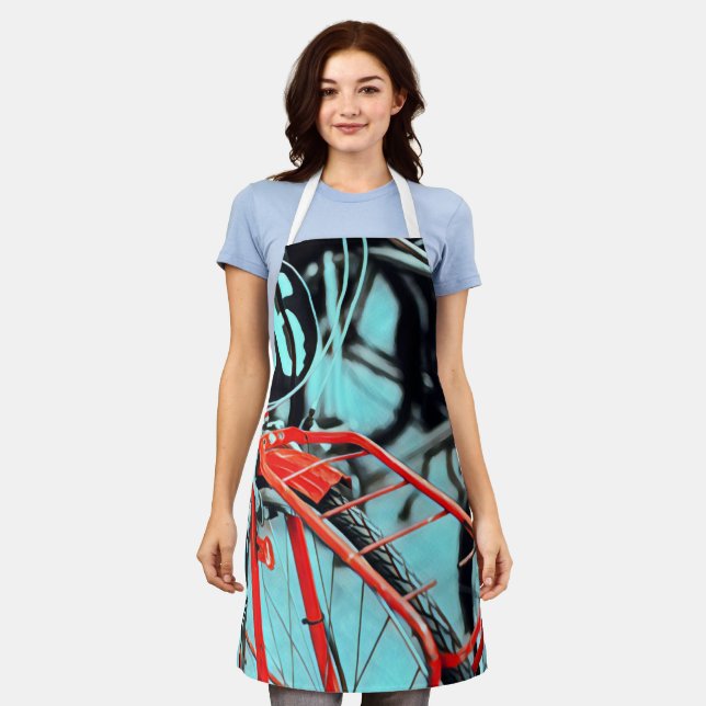 Bicycle gifts for her apron (Worn)