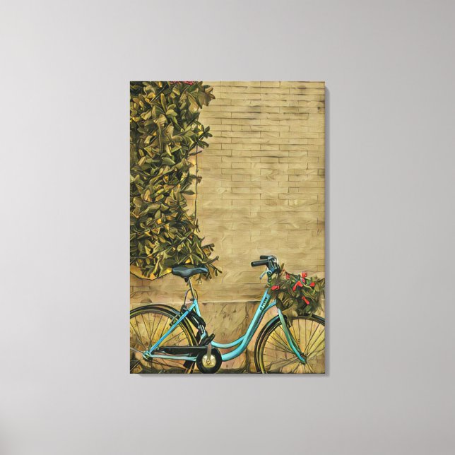 Bicycle gifts for her canvas print (Front)