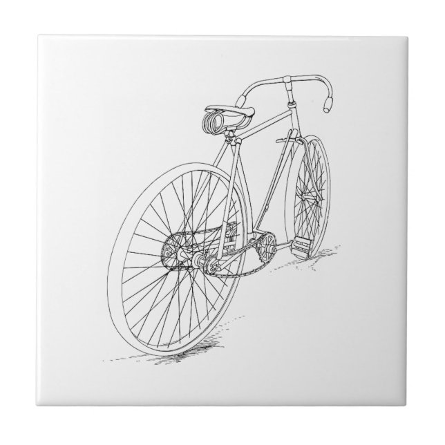 Bicycle Graphic Tile (Front)