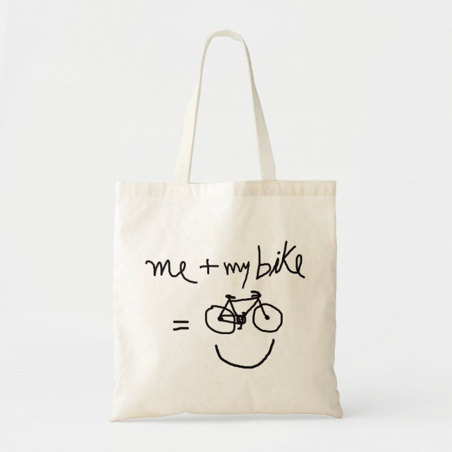 bicycle happiness tote bag (Front)