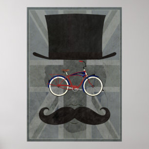 Bicycle Head Poster