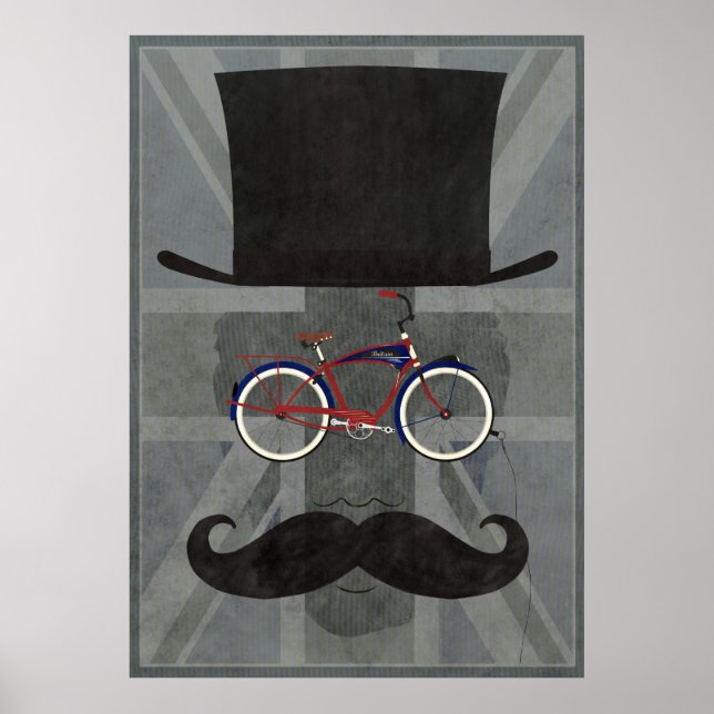 Bicycle Head Poster (Front)