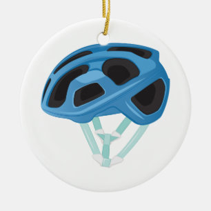 Bicycle Helmet Ceramic Tree Decoration