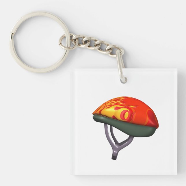 Bicycle Helmet Key Ring (Front)