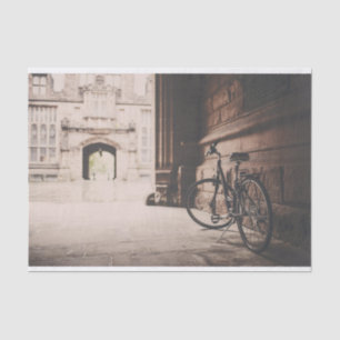 Bicycle in European City Tissue Paper