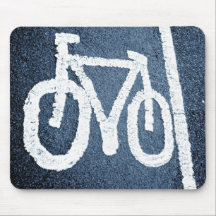 Bicycle Lane Mouse Mat