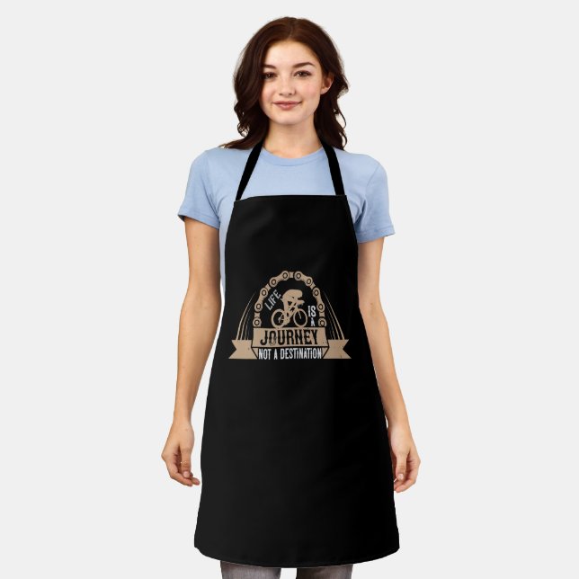 Bicycle - Life is a journey Apron (Worn)