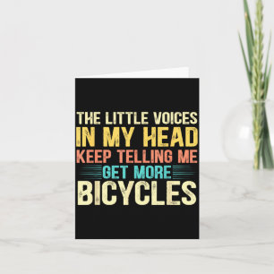 Bicycle Lover Funny Quote Cycling Humor  Card