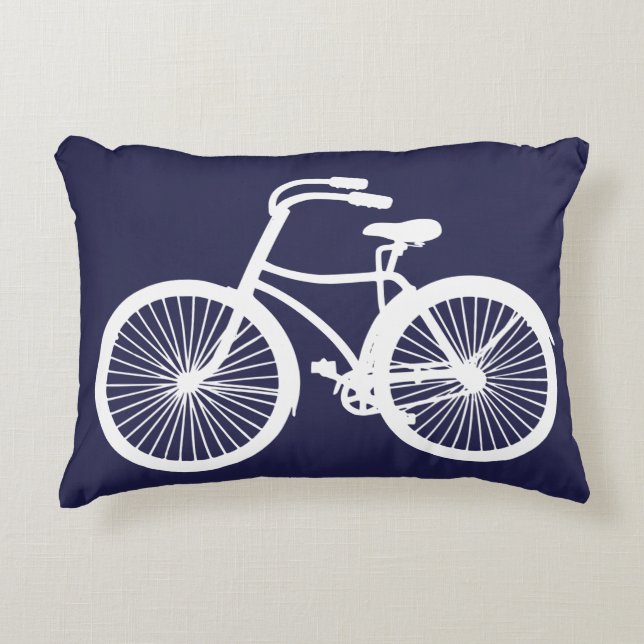 Bicycle Lumbar Pillow (Front)