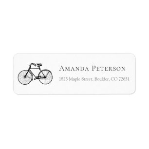 Bicycle Motif Name and Address