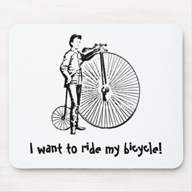 Bicycle Mouse Mat (Front)