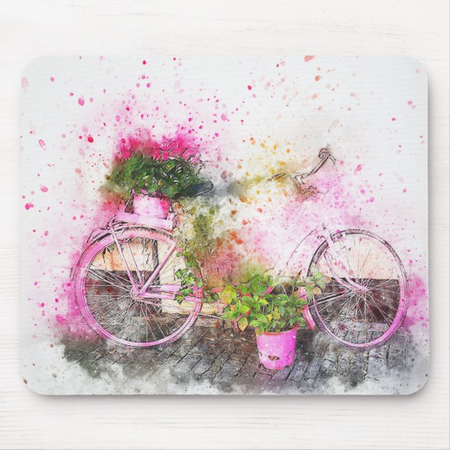 Bicycle Mouse Mat (Front)