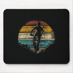 Bicycle Mtb Mountain Bike Downhill Biking Retro Mouse Mat