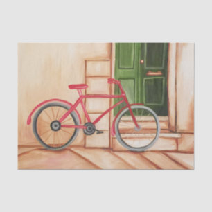 Bicycle Oil Painting 10lb Tissue Paper, White Tissue Paper