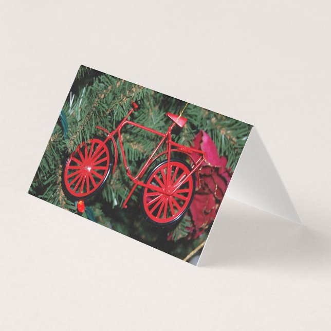 Bicycle Ornament for Christmas (Front)