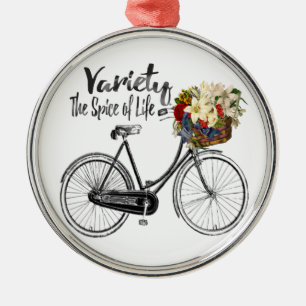 bicycle ornament Variety is the spice of life