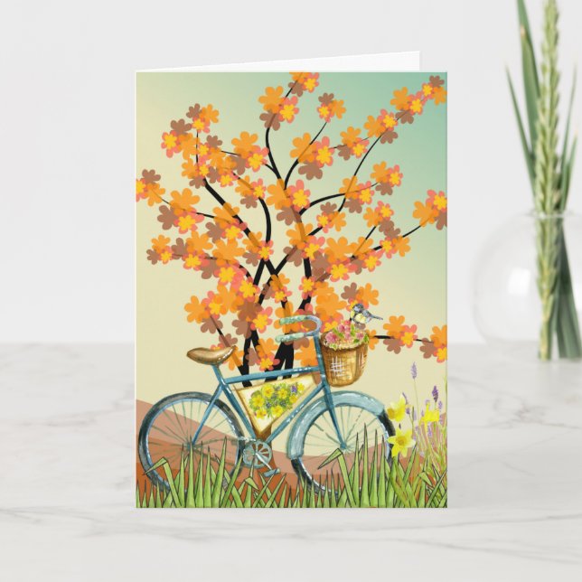Bicycle P19 Blank Note Card (Front)