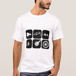 Bicycle Parts Mountain Bike Biking Mtb Cycling Cyl T-Shirt