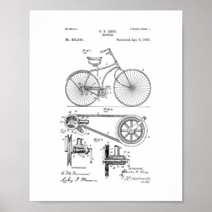 Bicycle Patent Poster