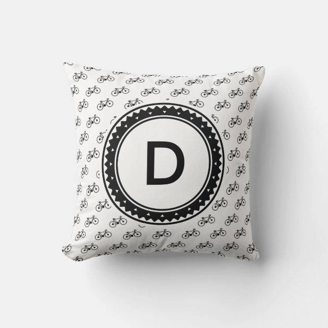 Bicycle Pattern Cushion (Front)