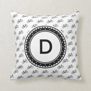 Bicycle Pattern Cushion