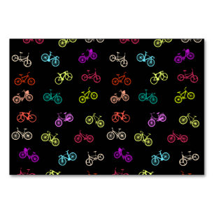Bicycle pattern invitation tissue paper mouse pad table number