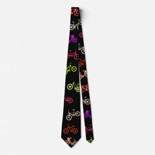 Bicycle pattern invitation tissue paper tie (Front)