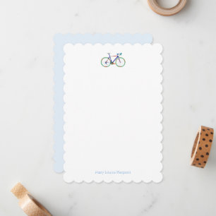 Bicycle personalised card