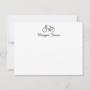 Bicycle Personalised Note Card