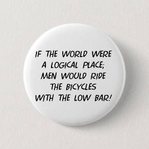 Bicycle Philosophy 6 Cm Round Badge