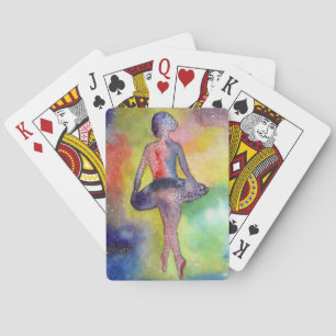 Bicycle® Poker Playing Cards Ballerina Abstract