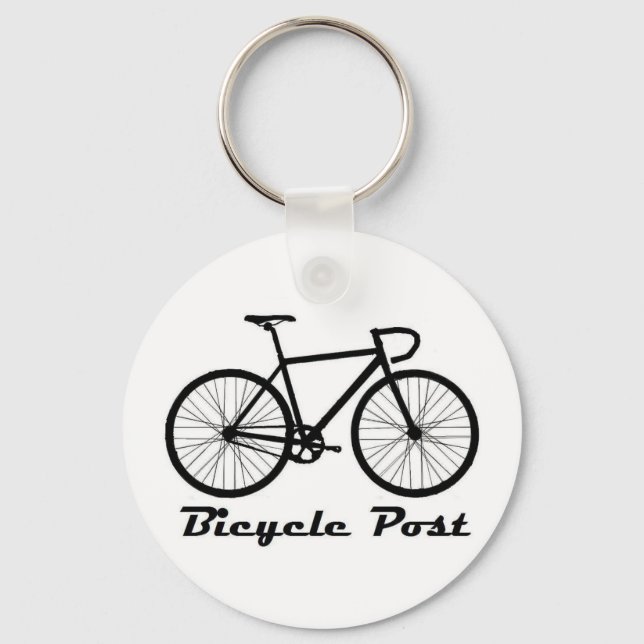 Bicycle Post Key Ring (Front)