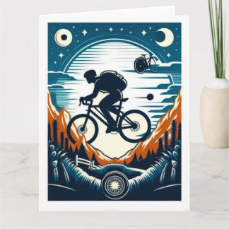 Bicycle poster postcard