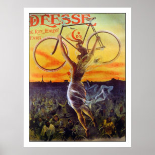 Vintage Bicycle Posters & Prints | Zazzle UK