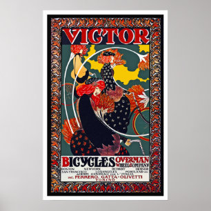 Bicycle Poster:  Victor Bicycles - William Bradley Poster