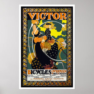 Bicycle Poster:  Victor Bicycles - William Bradley Poster
