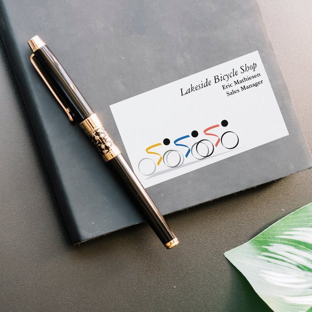 Bicycle Race Logo Business Card (Creator Uploaded)
