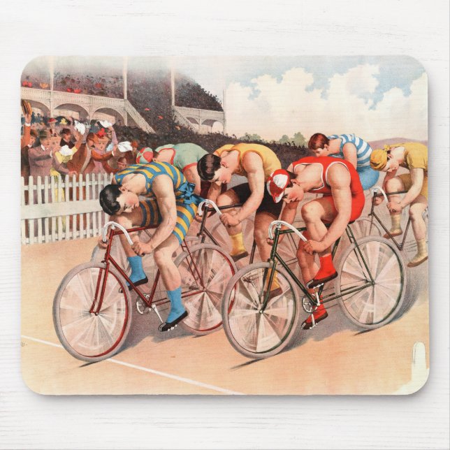Bicycle Race Mouse Mat (Front)