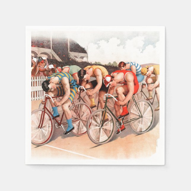 Bicycle Race Napkin (Front)