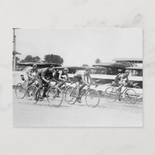 Bicycle Race, Washington, D.C.: 1925 Postcard